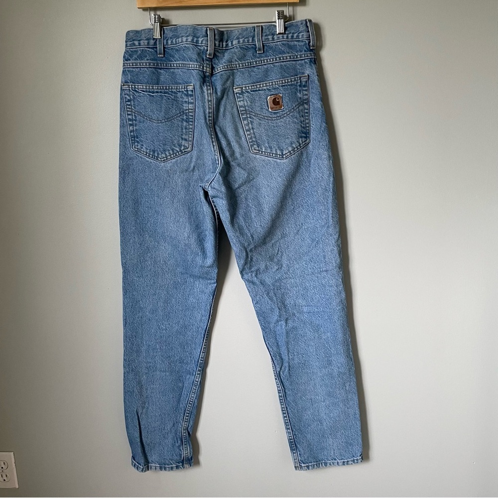 Vintage Carhartt Denim Jeans Size 38x32 - Picture 2 of 9